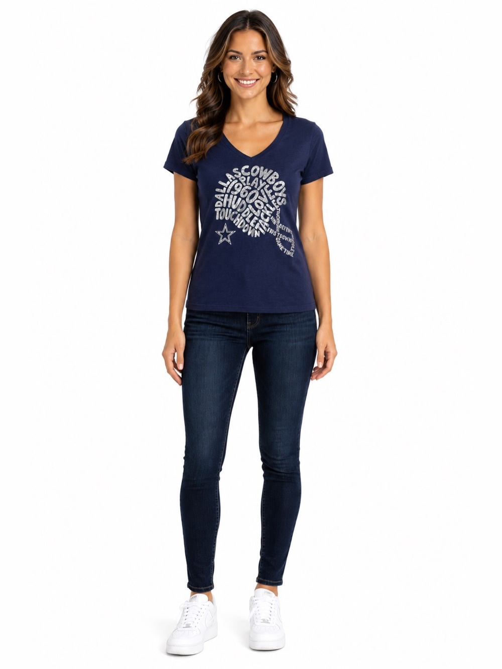 Women's Dallas Cowboys VNeck